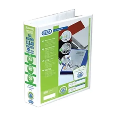 Elba Panorama 50mm 4 D-Ring Presentation Binder A4 White (Pack of 10)