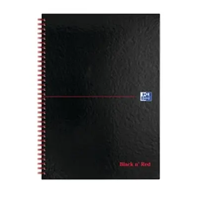 Black n Red Book Wirebound 90gsm Quadrille 5mm 140pp A4 - 100080201