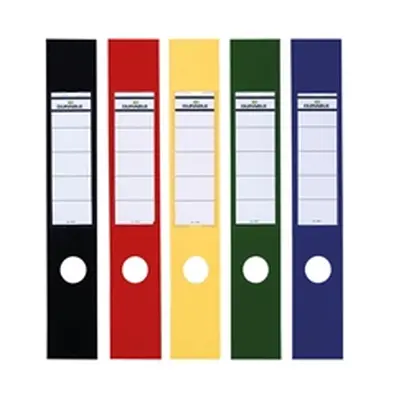 Durable Ordofix Spine Labels for Lever Arch File Assorted