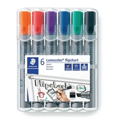 Staedtler Flipchart Marker Assorted (6 Pack) 356Wp6