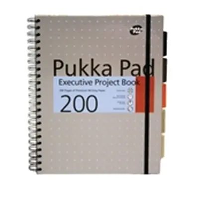 Pukka Pad Executive Ruled Wirebound Project Book A4 (3 Pack) 6970-MET