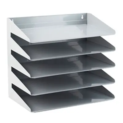 Avery Letter Rack 5-Tier Steel W380xD230xH335mm Grey Ref - 605SGREY