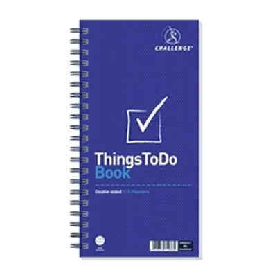 Challenge Wirebound Things To Do Today Book 280x141mm 100080050