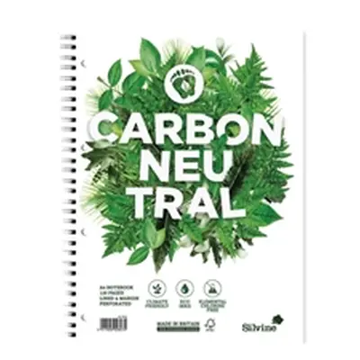 Silvine Notebook Carbon-neutral Perforated Twin Wire Punched 4 - R302