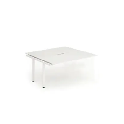 Evolve B2B Ext Kit White Frame Bench Desk 1400 White - BE191