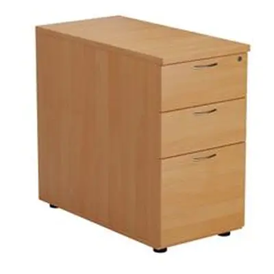 Mezzo Desk High 3 Drawer Pedestal - 800 Deep - Beech - TESDHP3/800BE2