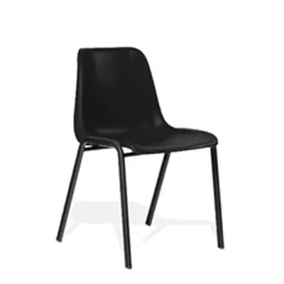 Polly Stacking Visitor Chair Black Polypropylene Without Ar