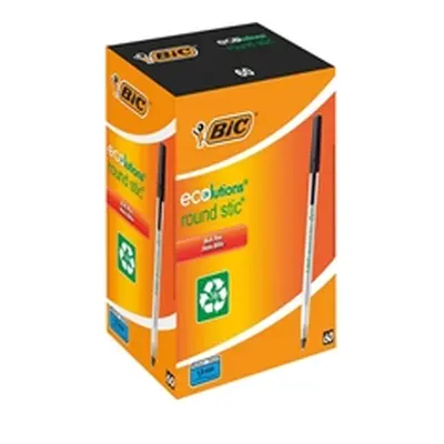 Bic Ecolutions Stic Ball Pen Recycled Slim 1.0mm Tip 0.4mm - 893239