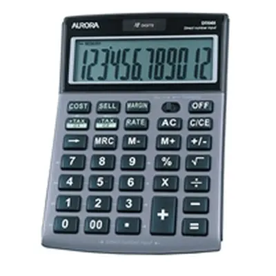 Aurora DT661 Semi-Desktop Multifunction Calculator 12