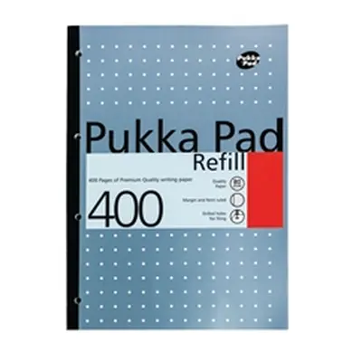 Pukka Pad Ruled Metallic Four-Hole Refill Pad Side Bound A4 (5 Pack)