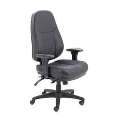 Panther Leather Chair - Black - CH1101