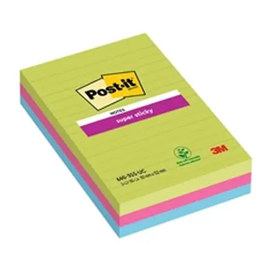 Post-it Super Sticky Removable Notes Pad 90 Sheets - 660-3SSUC