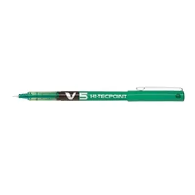 Pilot V5 Hi-Tecpoint Ultra RollerballxFine Green (Pack of 12) BXV504