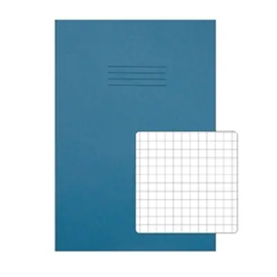 Rhino Exercise Book 7mm Square 80P A4 Light Blue (Pack of 50) VC48418