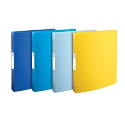 Exacompta Bee Blue Ring Binder 2-Ring 30mm Spine PP Assorted (Pack 12)