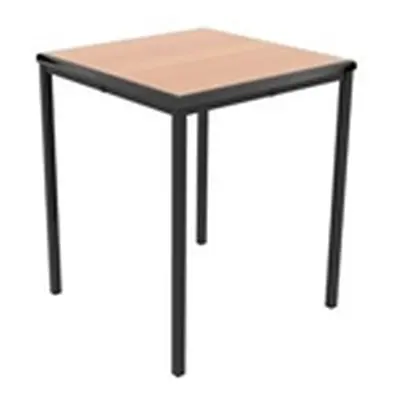 Titan Table : 600 X 600 X 640 : Beech/Black