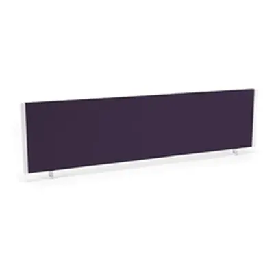 Impulse/Evolve Plus Bench Screen 1600 Bespoke Tansy Purple White Frame