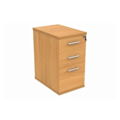 Desk High Office Storage Unit 600 Deep Norwegian Beech