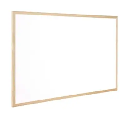 Q-Connect Wooden Frame Whiteboard 900x1200mm KF03572