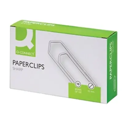 Q-Connect Paperclips No Tear 32mm (Pack of 10 x 100) Ref KF01312Q