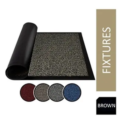 Fixtures Barrier Floor Mat 80cm x 120cm Brown