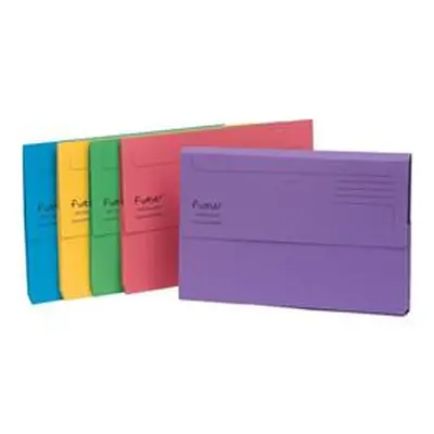 Exacompta Forever Document Wallet Manilla Foolscap Assorted (Pack 25)