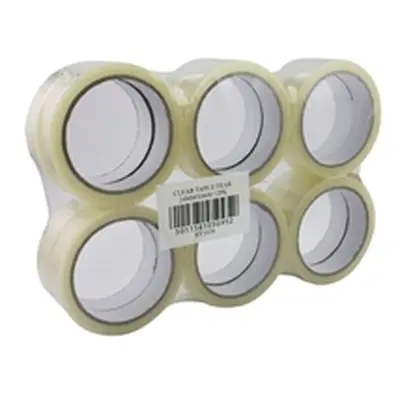 Clear Sticky Tape 24mmx66m (12 Pack)