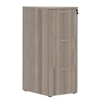 3 Drawer Filing Cabinet - Grey Oak