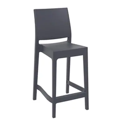 Maya 65 Bar Stool - Dark Grey