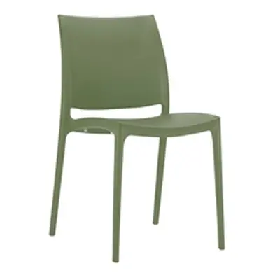 Maya Side Chair - Olive Green