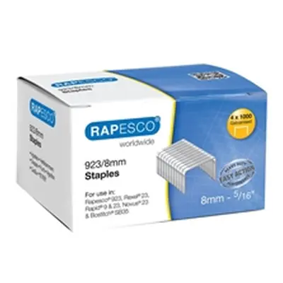 Rapesco 923/8mm Staples (4000 Pack)