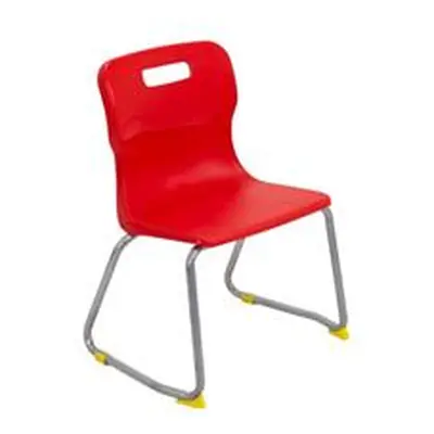 Titan Skid Base Chair Size 3 - 350mm Seat Height - Red - T23-R