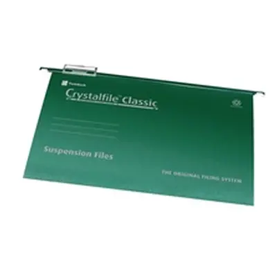 Rexel Crystalfile Classic Suspension File A4 Green [Pack 50] - 78045