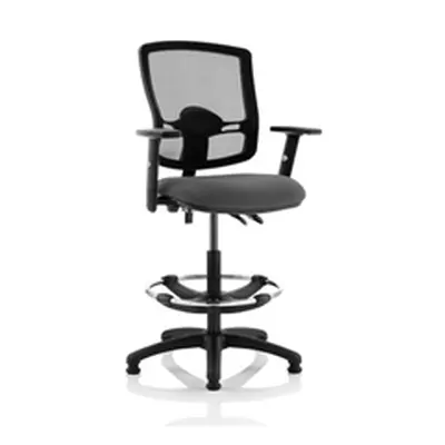 Eclipse Plus II Lever Operator Chair Mesh Back Charcoal Draughtsman