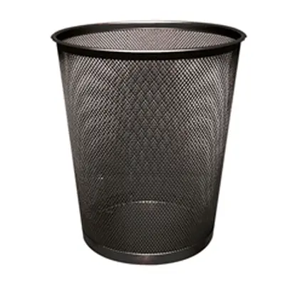 Q-Connect Waste Basket Mesh 18 Litre Black Ref KF00871