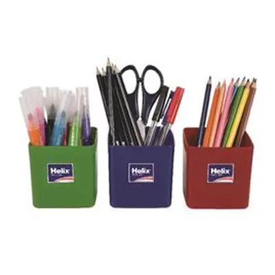 Helix Pencil Pots Assorted (12 Pack) 753810