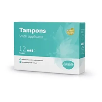 Interlude Applicator Tampons Super Boxed x12 (Pack of 12) 6448A