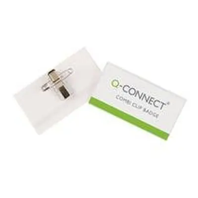 Q-Connect Combination Badge 54x90mm (Pack of 50) Ref KF01567