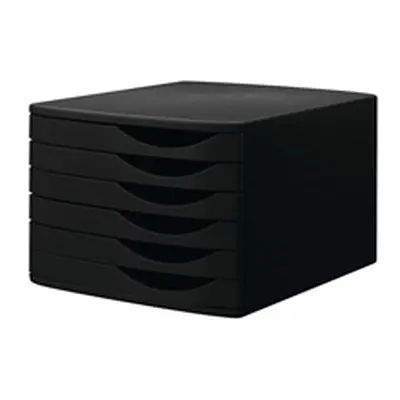 Jalema 6 Drawers Set Black