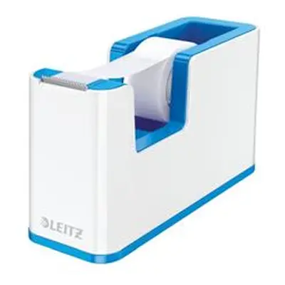 Leitz WOW Tape Dispenser White/Blue 53641036