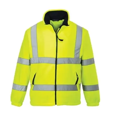 Hi-Vis Mesh Lined Fleece (Yellow) 4XL