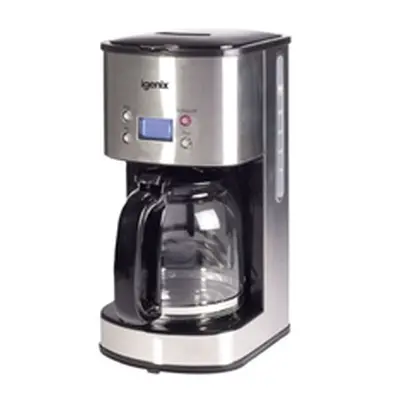 Digital 10 Cup Coffee Maker Silver