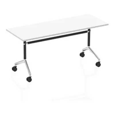 Impulse 1600 Flip Top Rectangular Table White - I000713