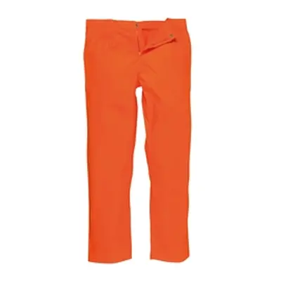 Mens Bizweld Trousers Orange, Large, Reg