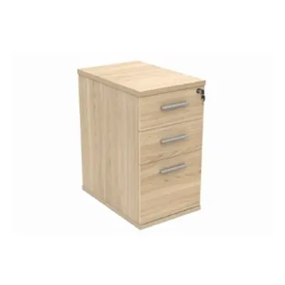 Desk High Office Storage Unit 600 Deep Canadian Oak