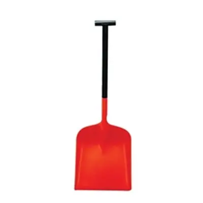 Orange Snowburner Large Blade T-Grip Snow Shovel