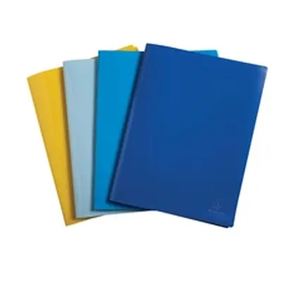 Exacompta Bee Blue Display Book 30 Pocket PP A4 Assorted (Pack of 12)