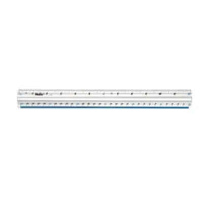 Helix Shatter Resistant Fingergrip Ruler 30cm (Pack of 10) L12080