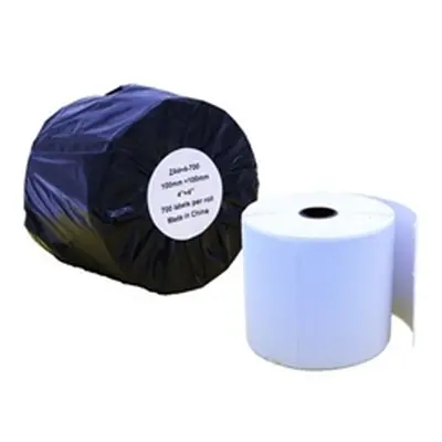 Compat Zebra 101.6mmx101.6mm White Roll 700 Labels 25mm Core