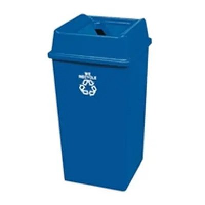 Paper Recycling Bin Base 132.5L Blue 324161 (Lid not included Pack)